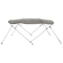 vidaXL négyágú bimini tető oldalfalakkal 243 x (185-198) x 137 cm