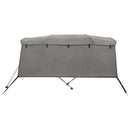 vidaXL négyágú bimini tető oldalfalakkal 243 x (200-213) x 137 cm