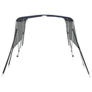 vidaXL háromágú bimini tető hálós oldalfalakkal 183x(137-152)x137 cm