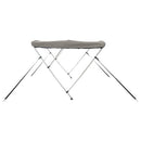 vidaXL háromágú bimini tető hálós oldalfalakkal 183x(137-152)x137 cm