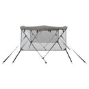 vidaXL háromágú bimini tető hálós oldalfalakkal 183x(170-182)x137 cm