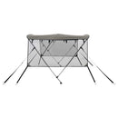 vidaXL háromágú bimini tető hálós oldalfalakkal 183x(185-198)x137 cm