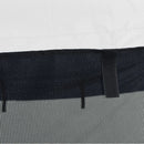vidaXL négyágú bimini tető hálós oldalfalakkal 243x(185-198)x137 cm