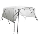 vidaXL négyágú bimini tető hálós oldalfalakkal 243x(230-244)x137 cm