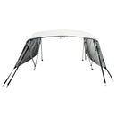 vidaXL négyágú bimini tető hálós oldalfalakkal 243x(230-244)x137 cm