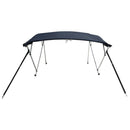 vidaXL négyágú bimini tető hálós oldalfalakkal 243x(200-213)x137 cm