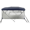 vidaXL négyágú bimini tető hálós oldalfalakkal 243x(230-244)x137 cm