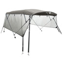 vidaXL négyágú bimini tető hálós oldalfalakkal 243x(230-244)x137 cm