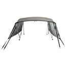 vidaXL négyágú bimini tető hálós oldalfalakkal 243x(230-244)x137 cm