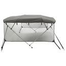 vidaXL négyágú bimini tető hálós oldalfalakkal 243x(230-244)x137 cm
