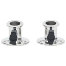 vidaXL 2 db rozsdamentes acél kerek bimini alj 26 mm-es csőhöz