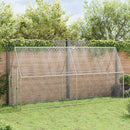 vidaXL szürke horganyzott acél csirkeketrec 400x100x190 cm