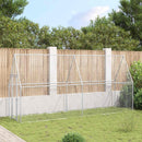 vidaXL szürke horganyzott acél csirkeketrec 400x100x190 cm