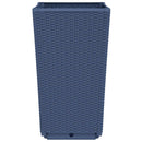 vidaXL 2 db kékszürke polipropilén kerti ültetőláda 32,5 x 32,5 x 57 cm