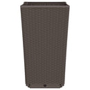 vidaXL 2 db barna polipropilén kerti ültetőláda 32,5 x 32,5 x 57 cm
