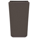 vidaXL 2 db barna polipropilén kerti ültetőláda 32,5 x 32,5 x 57 cm