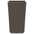 vidaXL 4 db barna polipropilén kerti ültetőláda 32,5 x 32,5 x 57 cm