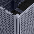 vidaXL szürke polipropilén kerti ültetőláda 160 x 120 x 53 cm