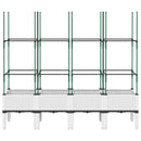 vidaXL fehér polipropilén rácsos kerti ültetőláda 160 x 40 x 142,5 cm