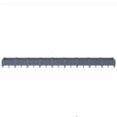 vidaXL szürke PP kerti virágláda cövekekkel 362,5 x 42,5 x 28,5 cm