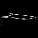 vidaXL burgundi vörös automata kihúzható LED-es napellenző 300x250 cm