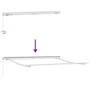 vidaXL burgundi vörös kézzel kihúzható napellenző 300 x 250 cm