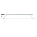 vidaXL barna kézzel kihúzható LED-es napellenző 300 x 250 cm