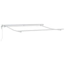 vidaXL barna automata kihúzható napellenző 300x250 cm