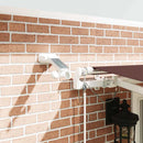 vidaXL barna automata kihúzható LED-es napellenző 400 x 300 cm