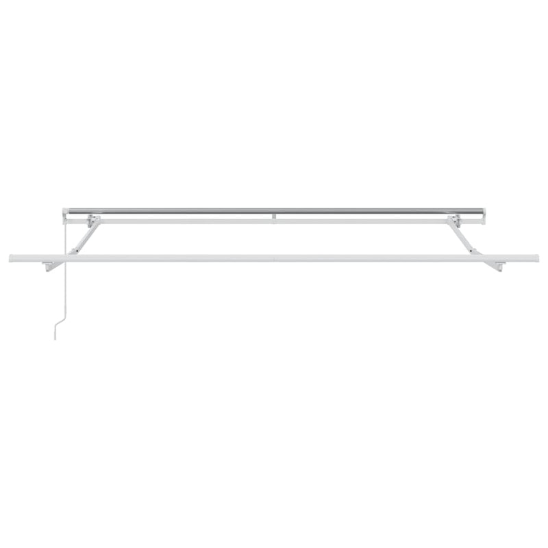 vidaXL barna kézzel kihúzható napellenző 300 x 250 cm