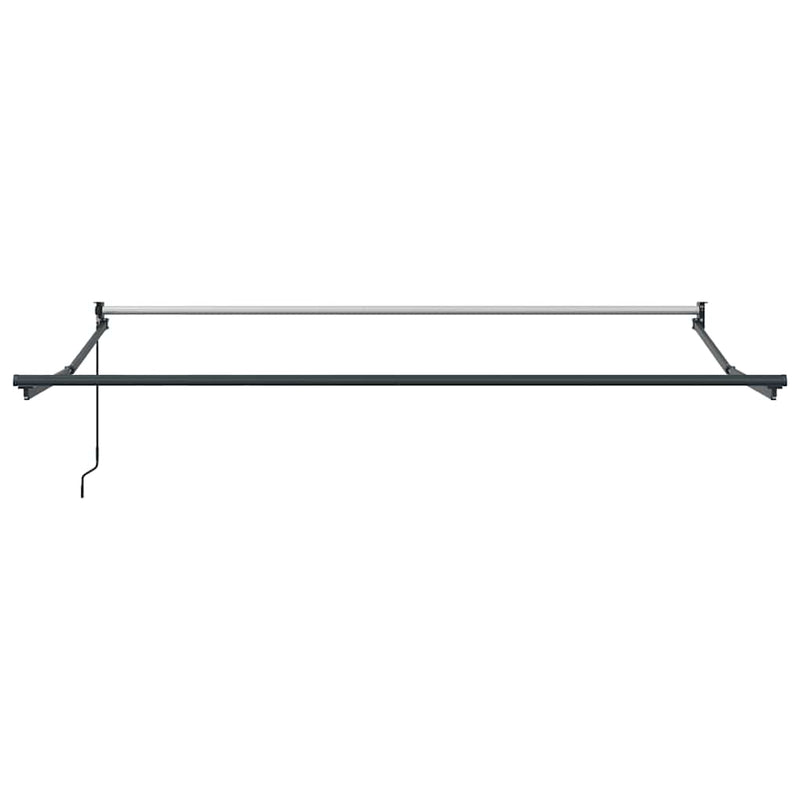 vidaXL barna kézzel kihúzható napellenző 300 x 250 cm