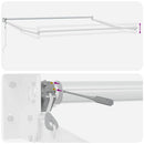 vidaXL barna automata kihúzható napellenző 300x250 cm