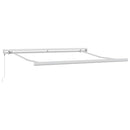 vidaXL barna kézzel kihúzható napellenző 300 x 250 cm