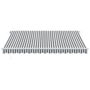 vidaXL antracitszürke-fehér LED-es kézi napellenző 400 x 300 cm