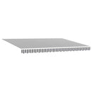 vidaXL antracitszürke-fehér LED-es automata napellenző 450 x 300 cm