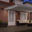 vidaXL antracitszürke-fehér LED-es kézi napellenző 500 x 300 cm