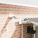 vidaXL antracitszürke-fehér LED-es automata napellenző 600 x 300 cm