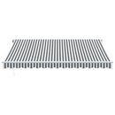 vidaXL antracitszürke-fehér LED-es kézi napellenző 400 x 350 cm