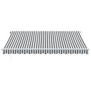 vidaXL antracitszürke-fehér LED-es automata napellenző 400 x 350 cm
