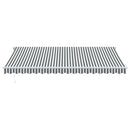 vidaXL antracitszürke-fehér LED-es kézi napellenző 450 x 350 cm