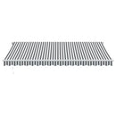vidaXL antracitszürke-fehér LED-es automata napellenző 450 x 350 cm