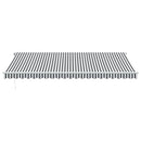 vidaXL antracitszürke-fehér LED-es kézi napellenző 500 x 350 cm