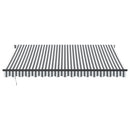 vidaXL antracitszürke és fehér automata napellenző 400 x 350 cm