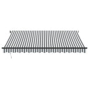 vidaXL antracitszürke-fehér automata kihúzható napellenző 400 x 350 cm