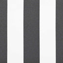 vidaXL antracitszürke-fehér kézzel kihúzható napellenző 400 x 300 cm