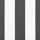 vidaXL antracitszürke-fehér kézzel kihúzható napellenző 300 x 250 cm