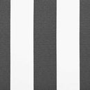 vidaXL antracit és fehér szövet és alumínium behúzható napellenző 4x3m