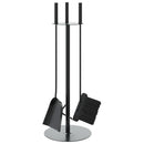 vidaXL 4 darabos kandallószerszám-készlet 22 x 59 cm acél