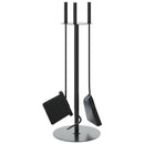 vidaXL 4 darabos kandallószerszám-készlet 22 x 59 cm acél