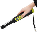 vidaXL fekete és sárga pinpointer fémdetektor LCD kijelzővel